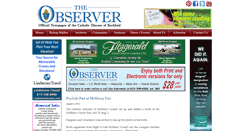 Desktop Screenshot of observer.rockforddiocese.org